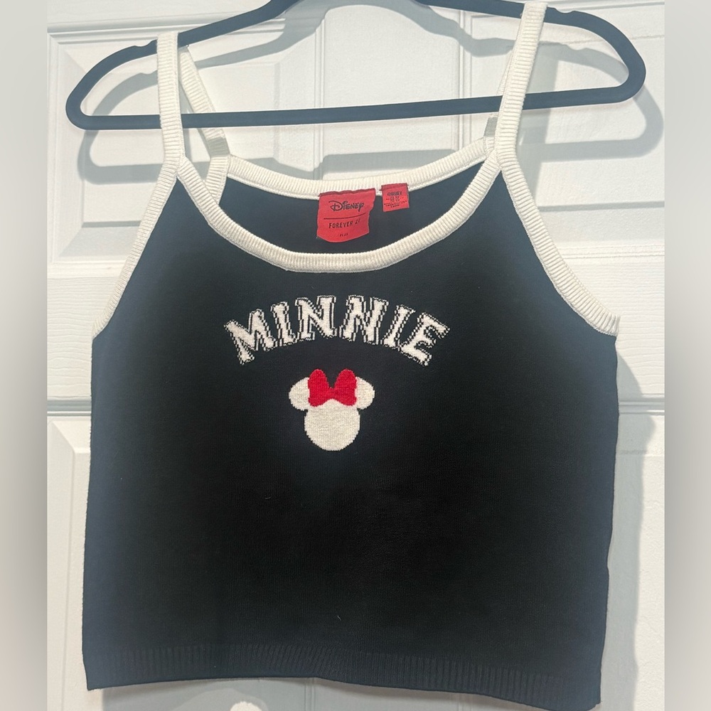 Minnie Mouse Forever 21 Crop Cami Disney Plus